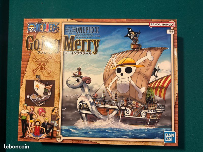 Maquette One Piece – Going Merry 28 Cm – BANDAI SPIRITS – Bateau En PVC à Monter Sans Colle Ni Peinture – Dès 10 Ans