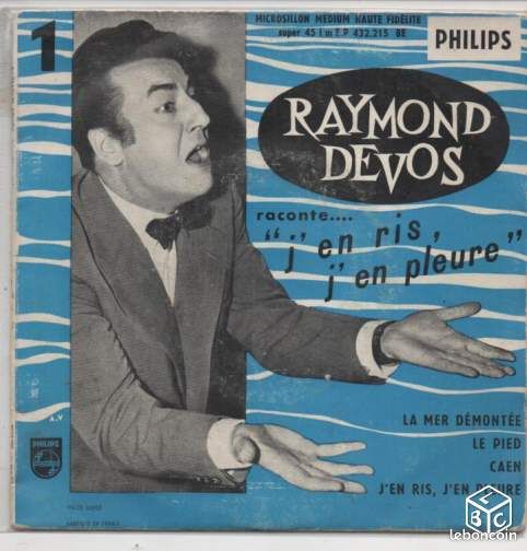 Raymond DEVOS,lot de vinyles 45 tours (image 1)