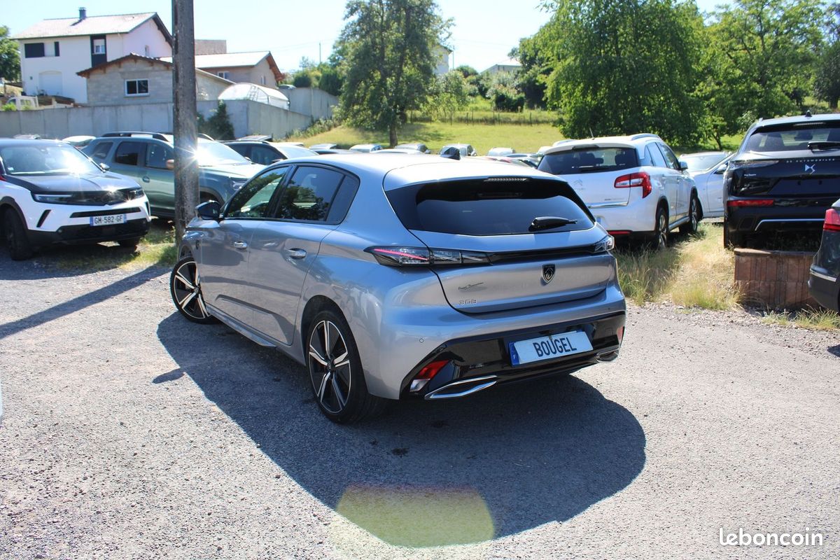 Peugeot 308 PHASE 4 GT HYBRID 145 DSC6 BOITE AUTO CUIR CAMÉRA 360 FULL LEDS RÉGULATEUR ADAPTATIF (image 3)