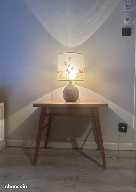 🏷️ Bureau / table de chevet enfant vintage "La Baumann " (Style Compas (image 7)