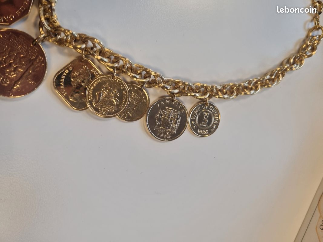 Franklin Mint - Plaqué or - Parure - Collier Cléopâtre Rare