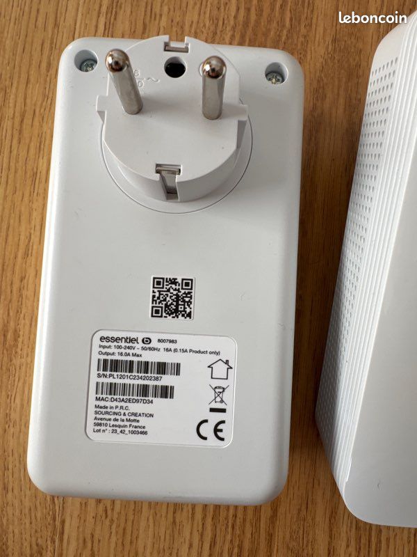 PACK DE PRISES CPL Wifi Duo Essentiel B 500+ EUR 20,00 - FR