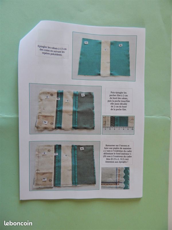 Kit + tuto couture housse carnet de santé (D) (image 8)