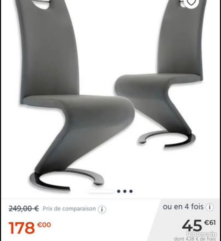 Chaise de salon neuve (image 3)