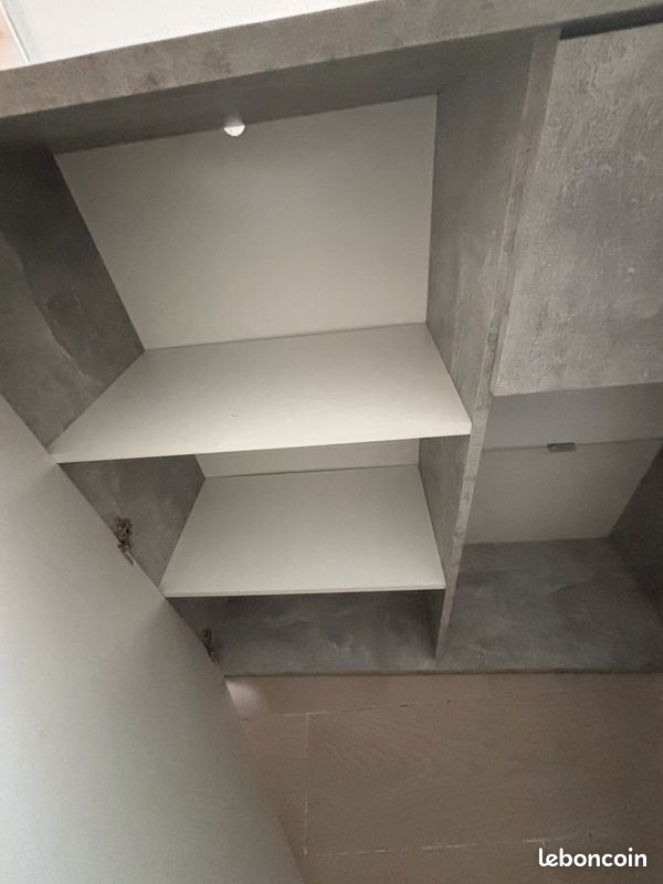 Buffet moderne gris blanc (image 3)