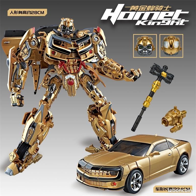 Bumblebee transformers tout en alliage couleur OR exclusivité