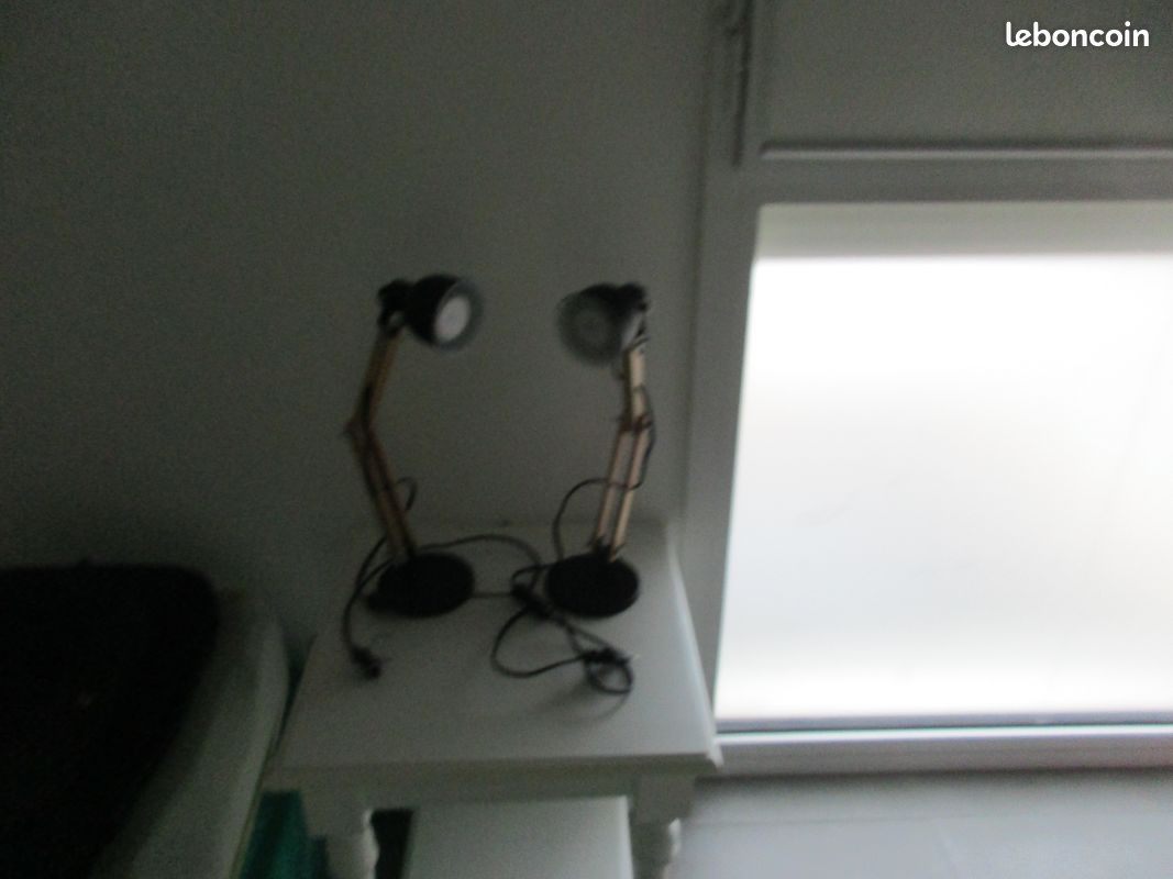 Lot de 2 Lampes de bureau "Architecte" bois/métal, NEUVES (image 6)