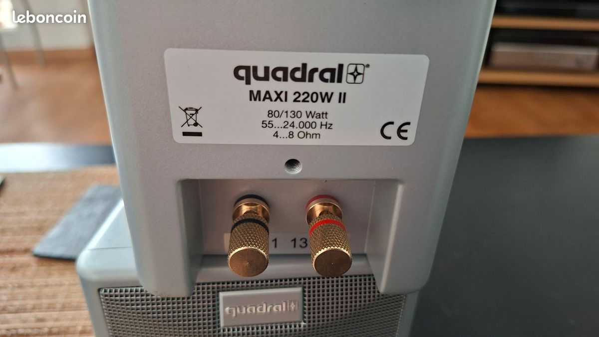 Lot de 2 enceintes Quadral maxi 220w (image 6)