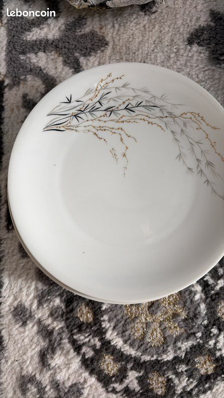 Lot 18 pièces Porcelaine de Limoges – Ancienne Fabrique Royale, modèle d'Artois (image 3)