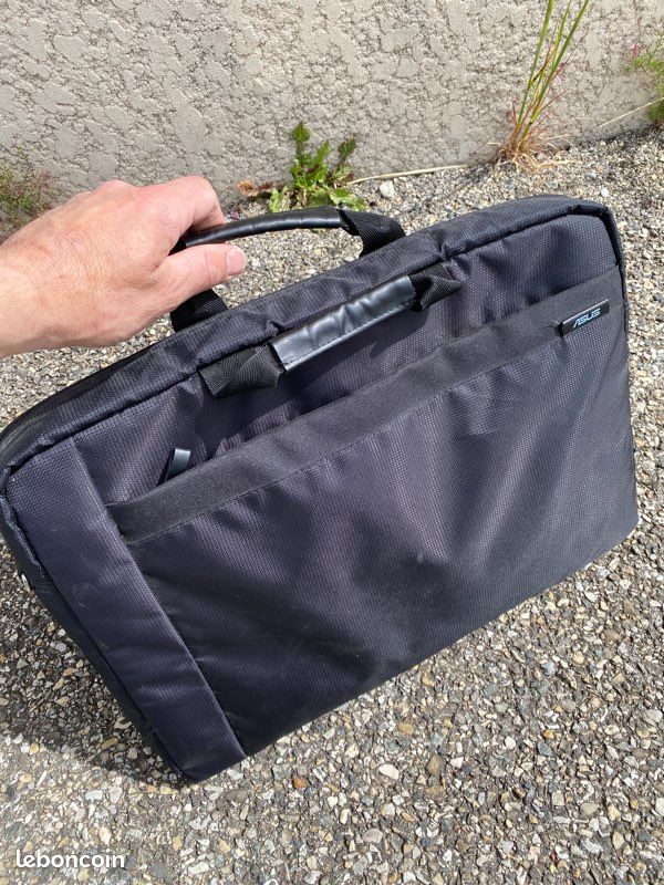 Sacoche transport ordinateur portable sac informatique Noir (image 1)