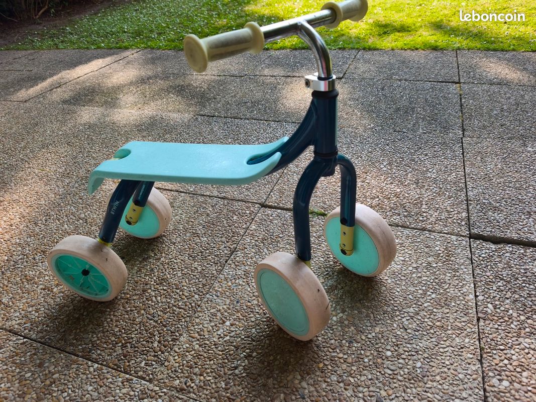 Btwin Porteur Et Draisienne PORTEUR EVOLUTIF DRAISIENNE 2EN1 BLANC