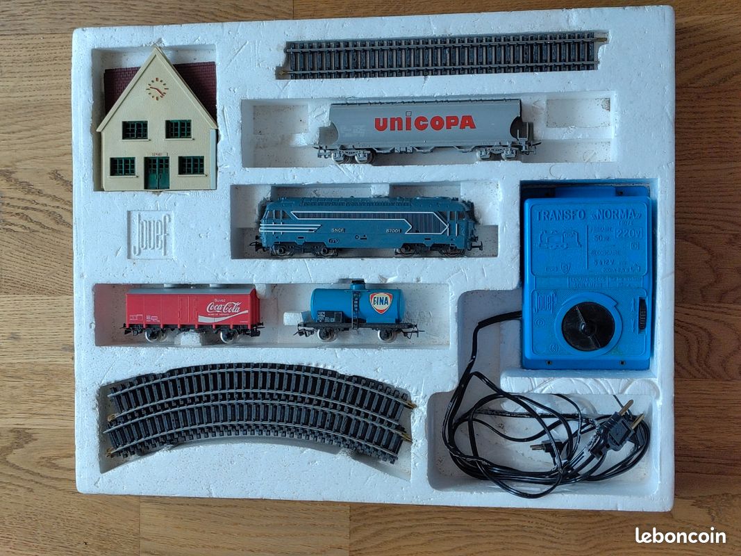JOUEF 8621 HO COFFRET AUTORAIL BLEU 3 ELEMENTS - Boutique Loisir et