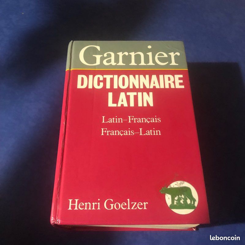 Dictionnaire latin (image 1)