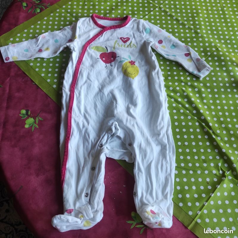 Dors-bien Orchestra mois blanc Vêtements bébé