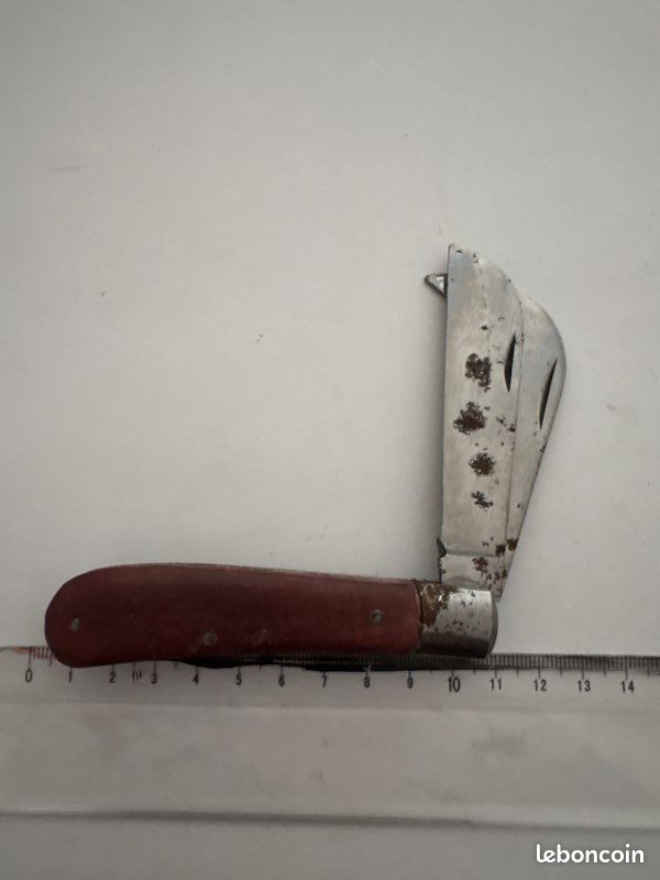Couteau de greffage ancien (années 1950 je pense) (image 2)