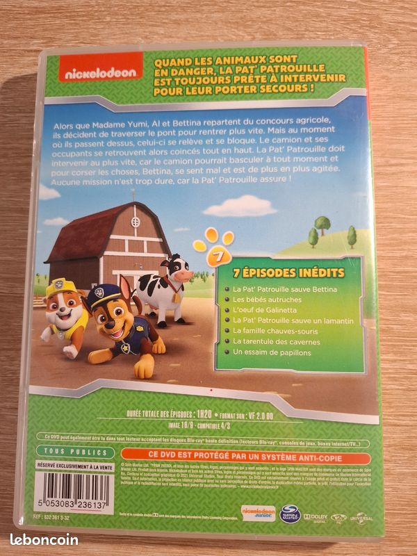 DVD Pat patrouille "Les animaux en danger" (image 4)