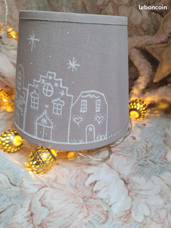Abat-jour Noël maisonnettes Hiver (image 4)