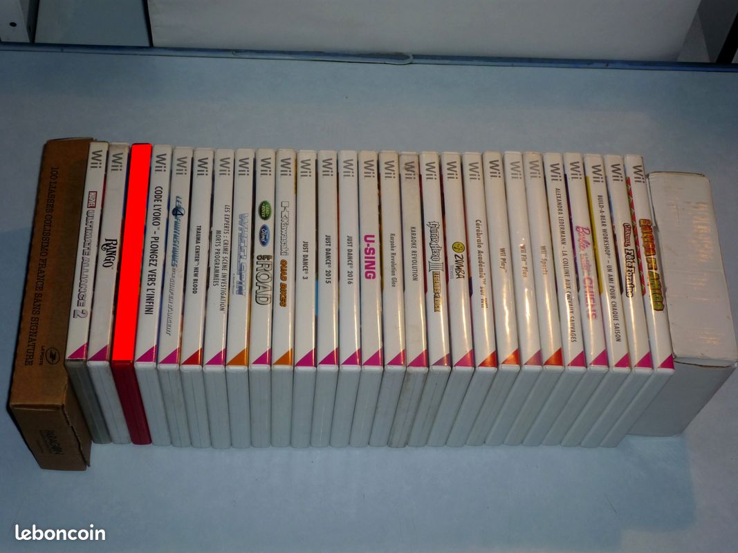 Lot 30 Jeux Nintendo Wii PAL VF FRA Complet Au Choix (image 1)
