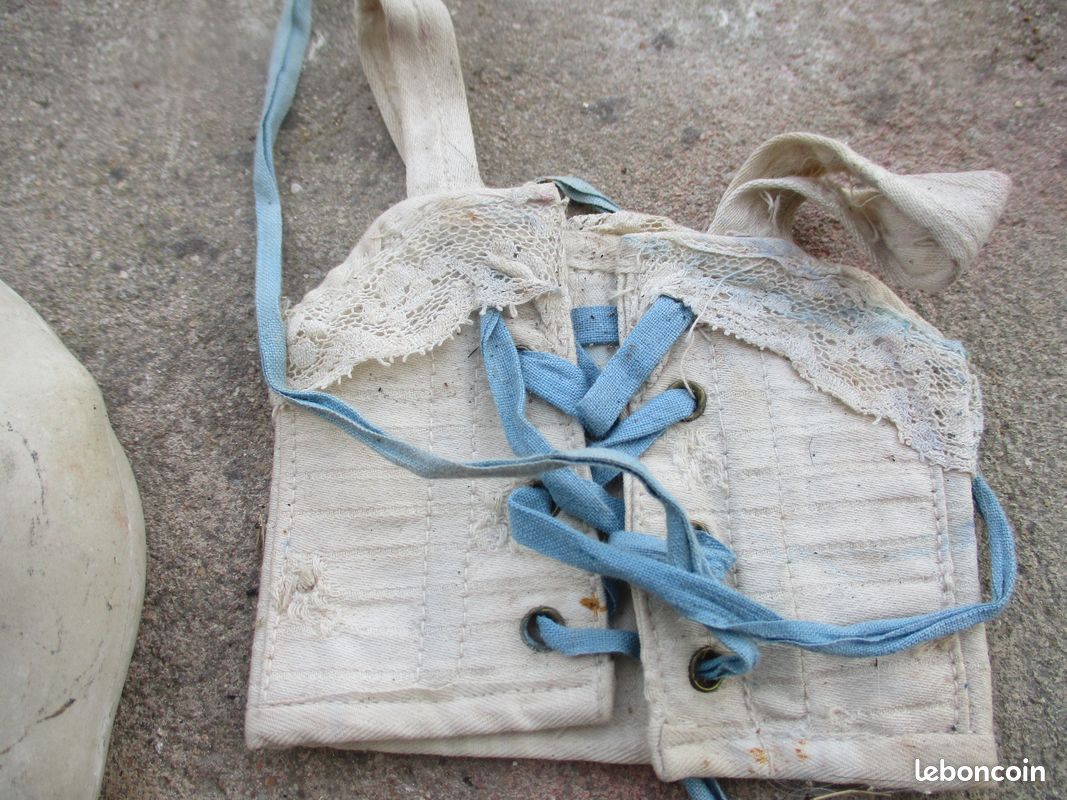Lot d une tete de poupee chinois corset bras (image 4)