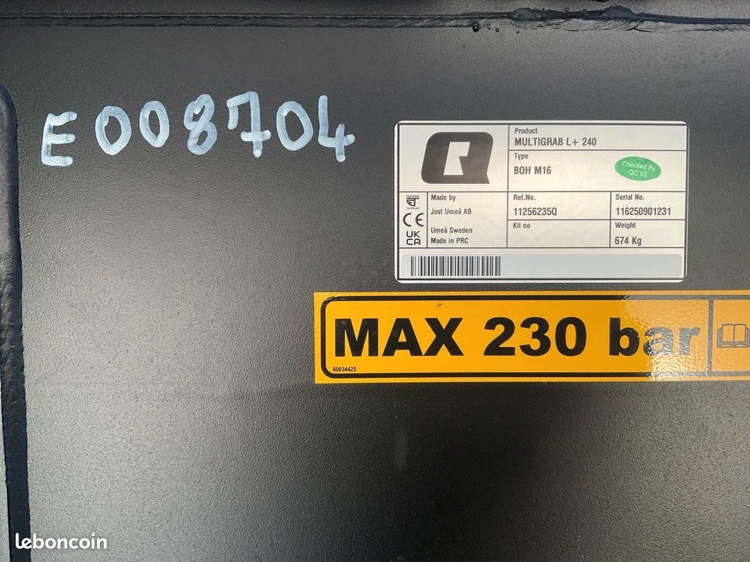 Alo - Quicke Multigrab L+240 (image 5)