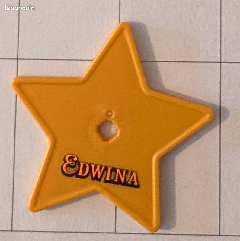 Support personnage forme étoile dorée Edwina pièces détachées playmobil (image 1)
