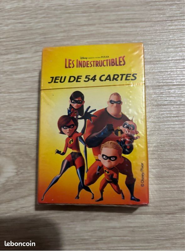 Jeu de cartes les indestructibles Disney pixar (image 2)