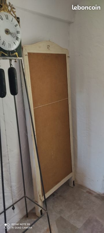 Triptyque De Magasin Maison BROT - Encadrement Chêne Massif - Marbre Blanc - XXe