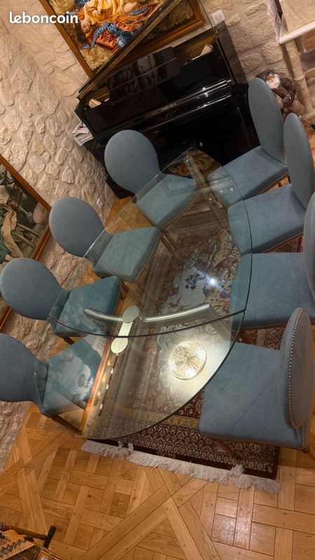 Table dinatoire et 8 chaises Roche Bobois (image 14)