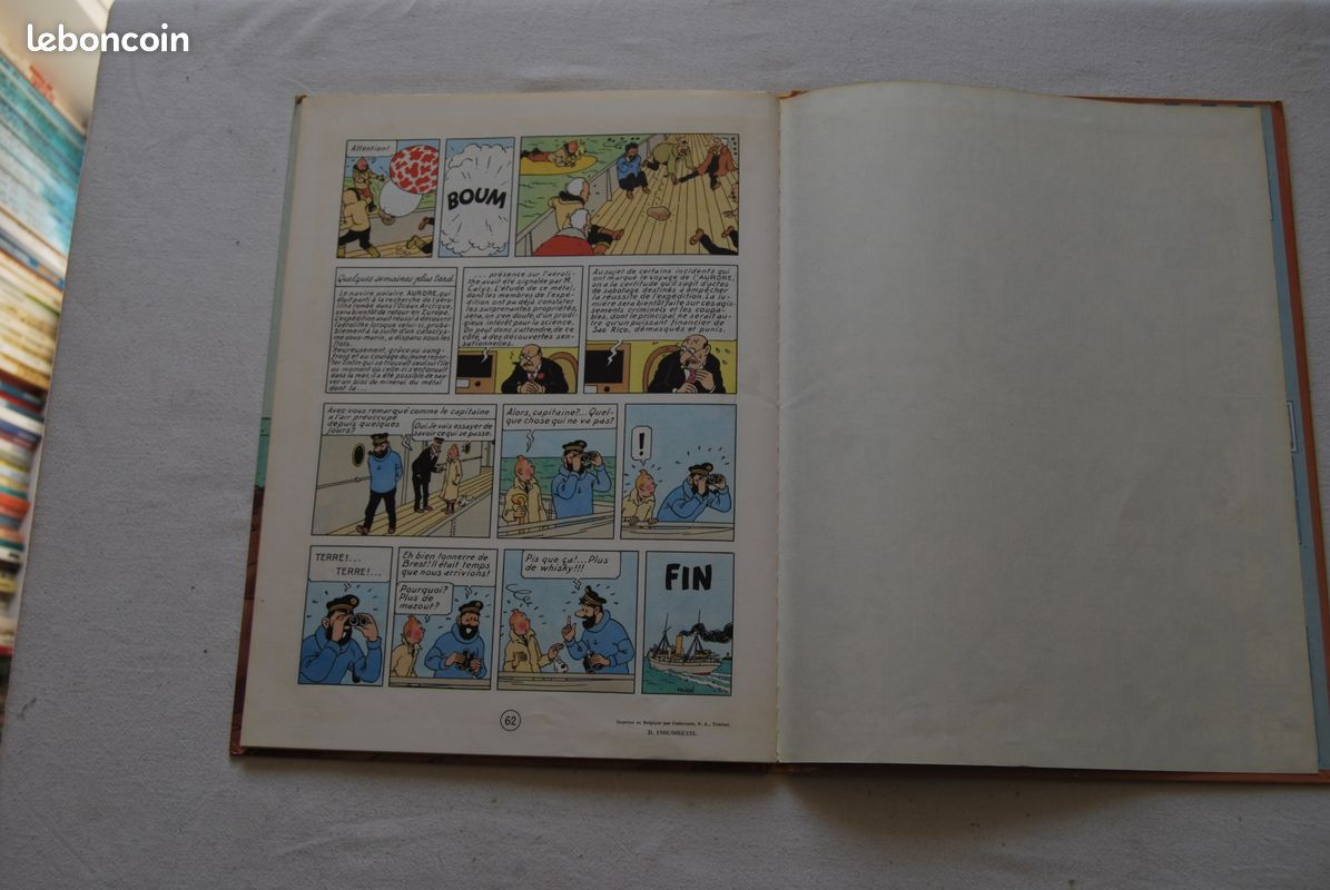 BD Tintin: L'étoile mystérieuse série C1 1976 (image 6)