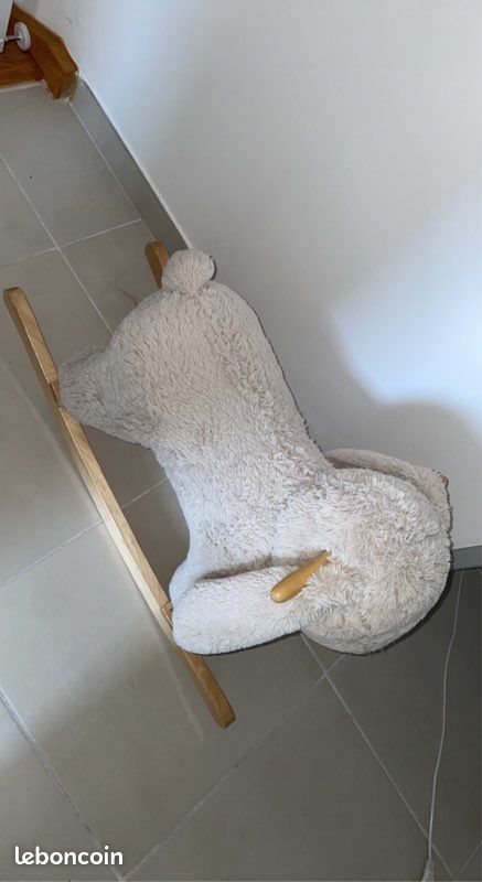 MAISONS DU MONDE Lapin à bascule enfant H 47 cm MATHURIN (image 3)