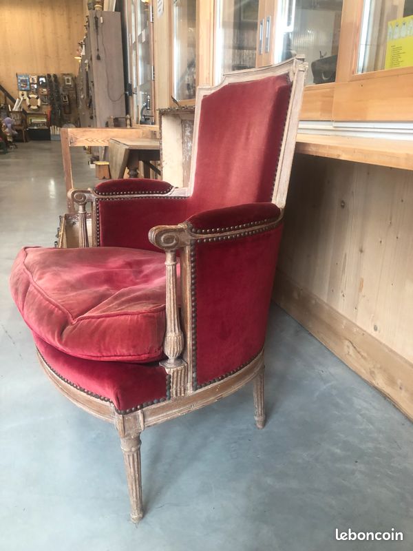 Fauteuil Bergères Louis XVIe (image 3)