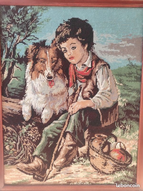 Canevas "l'ami fidele", vintage (image 2)