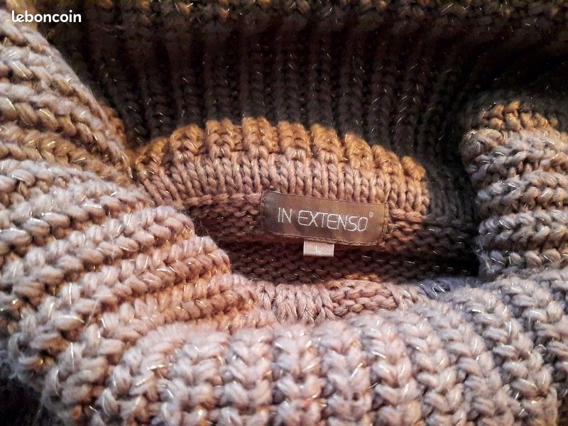 Pull col roulé taille L (image 3)
