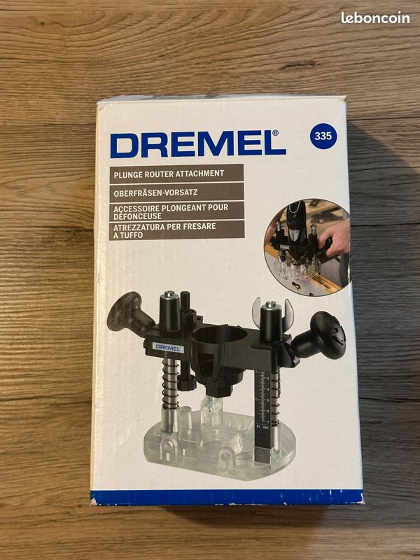 Dremel 335 – Accessoire plongeant pour défonceuse - Bricolage