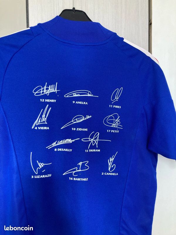 Maillot Equipe de France Domicile 2002 2004 – Maillot de foot