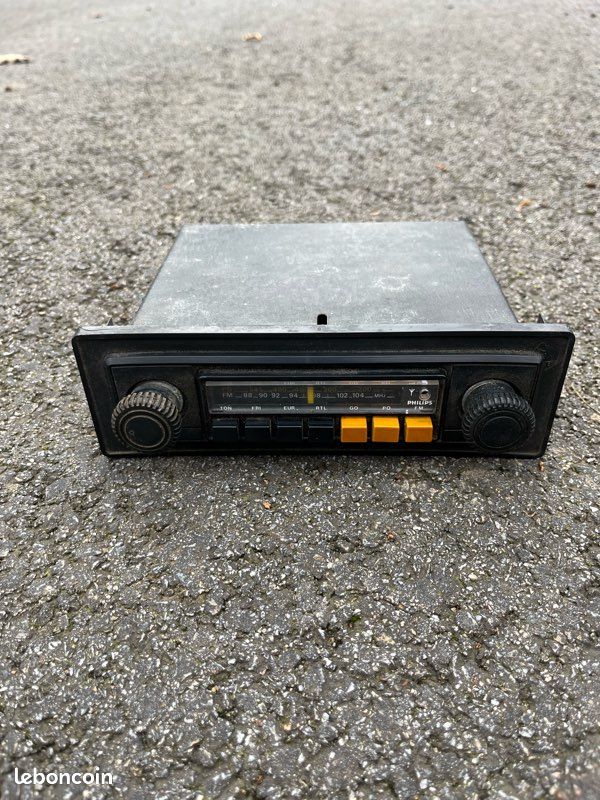 Autoradio Vintage Philips N5X04T Des Années 60 - 6/12V Pour Citroën, Peugeot, Renault