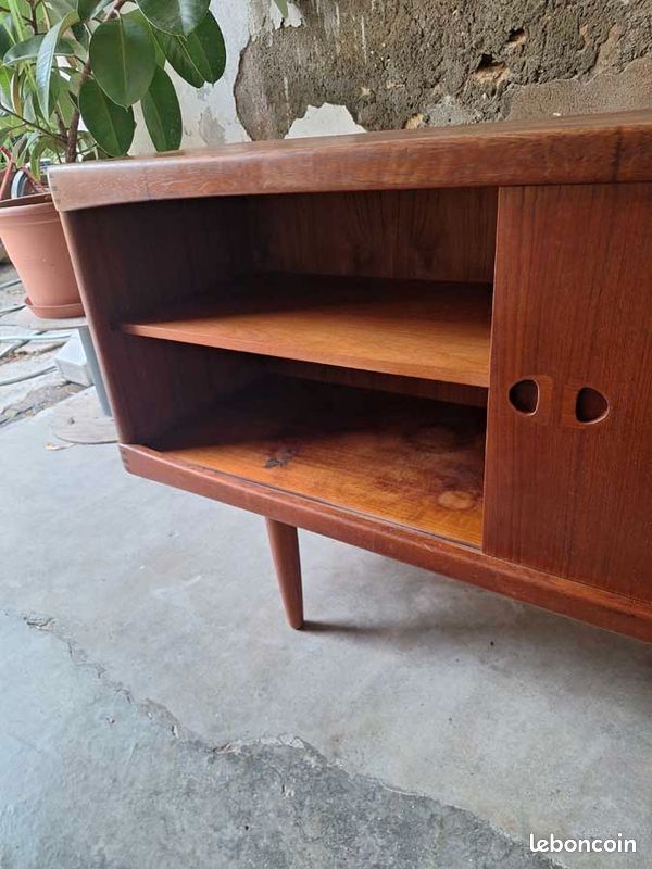 Buffet / Enfilade en teck Marque Bramin, Danemark, années 1960 (image 15)