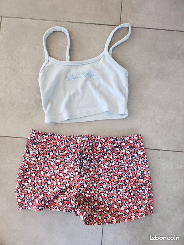 Lot vêtements 14 ans fille pantalon cargo (image 3)