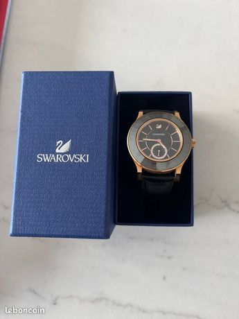 Swarovski Octea Classica Black Rose Gold Tone Ladies Watch 1181762 Swarovski Watch Octea Classica Black Rose Gold Tone Bracelet  main image 3