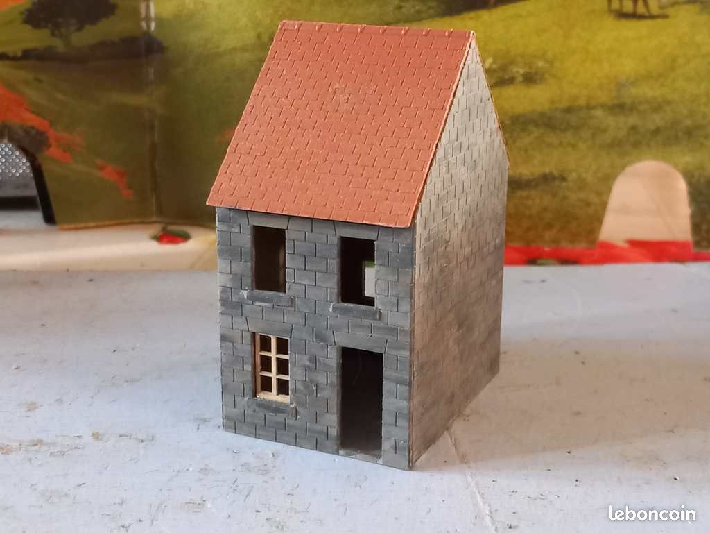 Jouef Volmer Kibry Faller MKD Maison Briques en travaux (image 2)