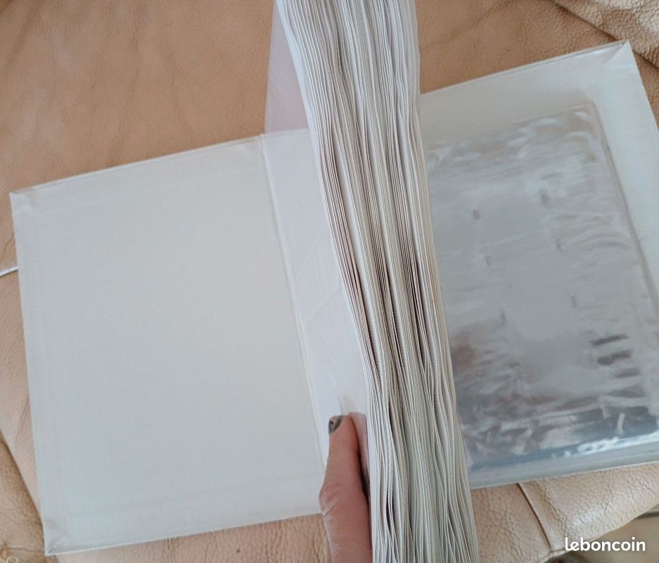 Mon Super Album De Mariage Vintage En Satin Ivoire Avec Pochette Pour Porte-bonheur - Édition Personnalisée