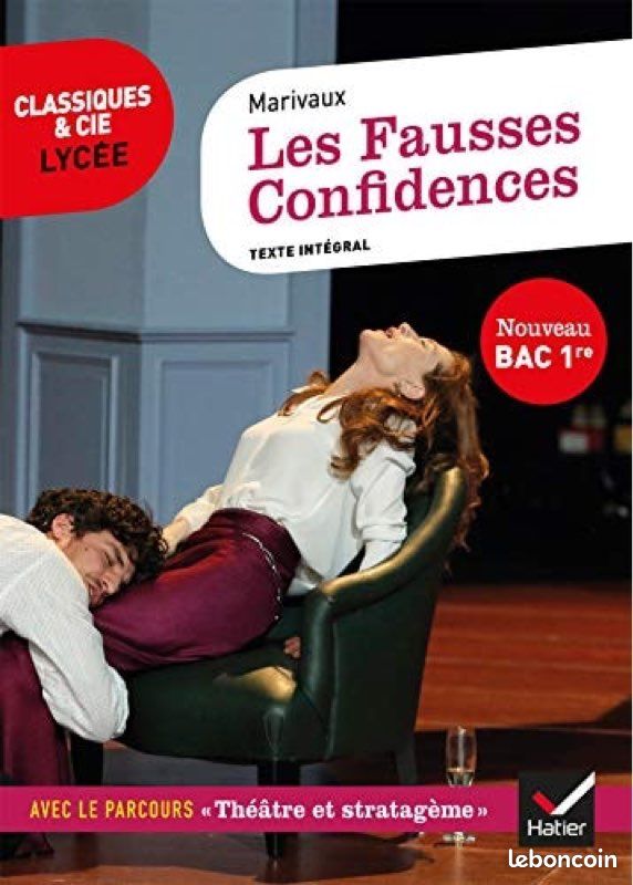 Livre Les fausses confidences Classiques et compagnies (image 1)