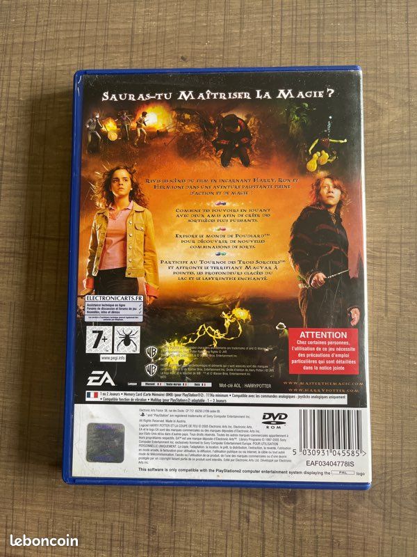 Harry Potter et la coupe de fleu PS2 (image 2)