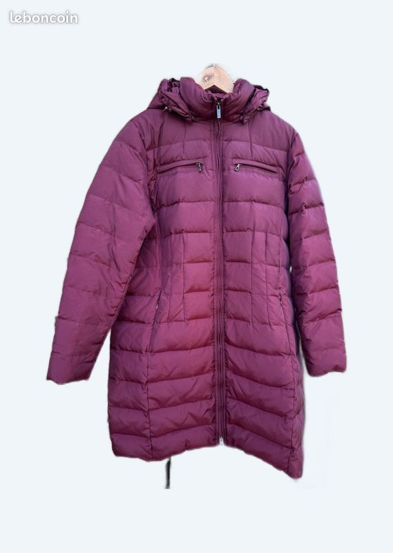 Doudoune Légère Femme Lands' End - Taille M - Vert - Nylon Matelassé - Neuf Sans étiquettes