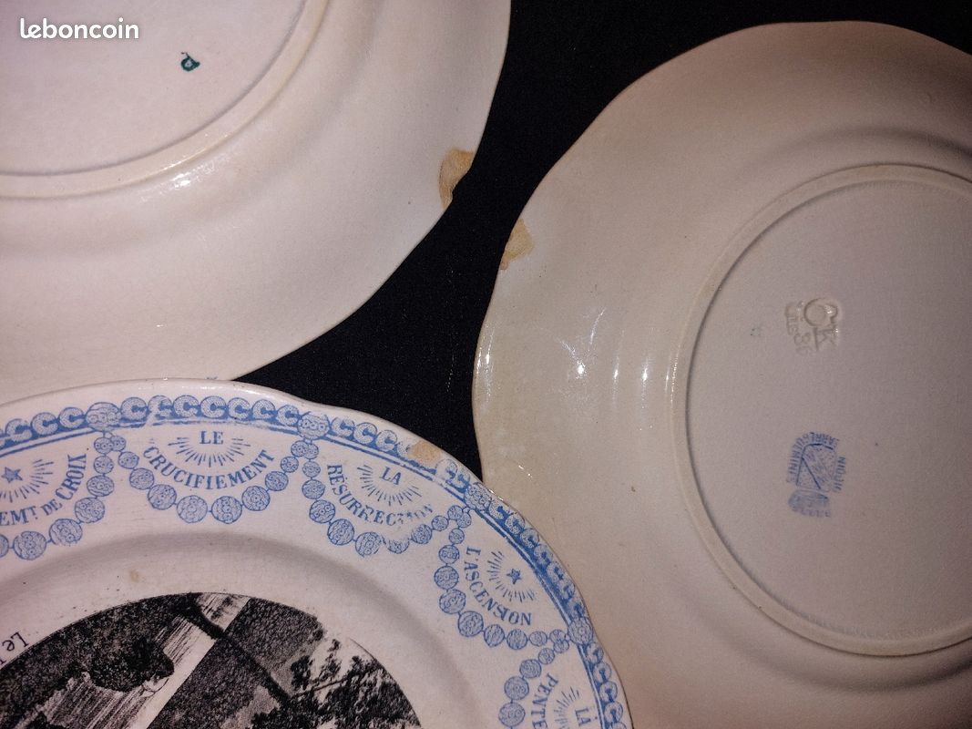 Assiettes sarguemines digoin (image 5)