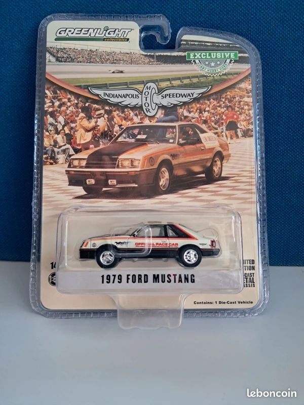Ford Mustang Pace Car 1979 &ndash; Greenlight 1:64, Edizione Limitata Indy 500