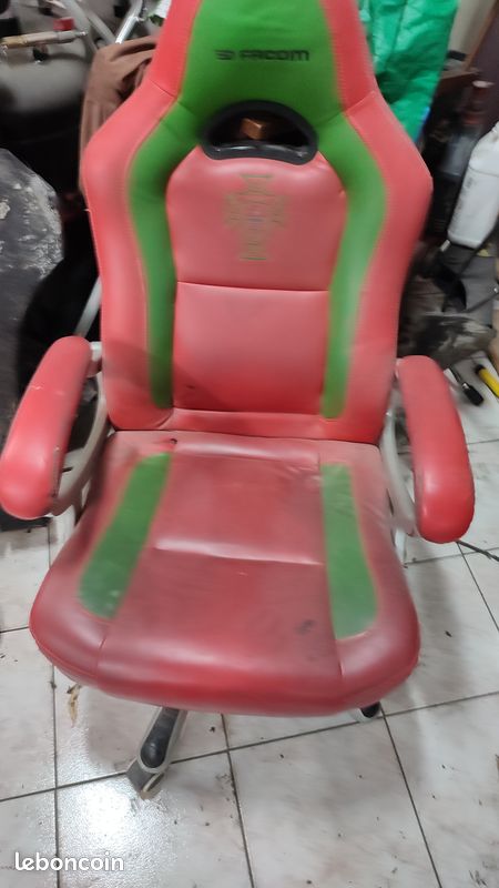 Facom fauteuil bureau au couleurs du Portugal (image 3)