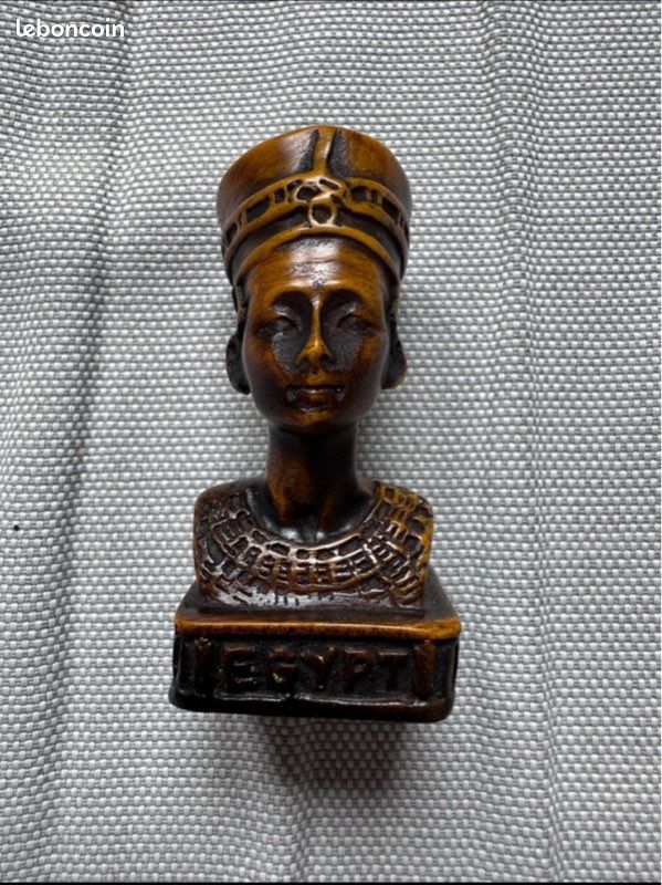 Buste pharaon égyptien déco souvenir - style bronze (image 1)