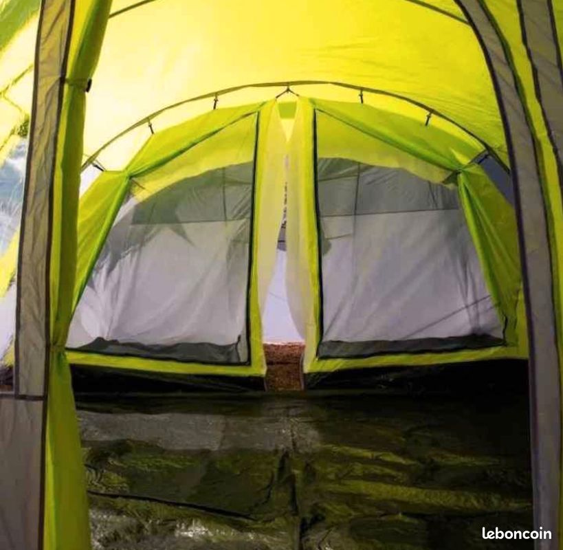 BERGER Tente Tunnel Sierra 6 | Tente 6 Personnes | Grande Tente Familiale | Tente de Camping | 2