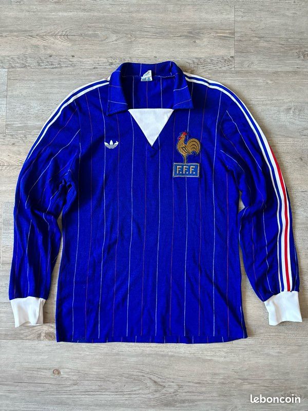 Maillot équipe De France 1982 – Nike, Taille L – Neuf Sans Emballage